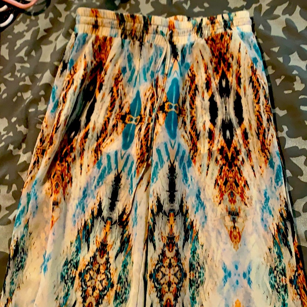 Yes multicolored palazzo pants
